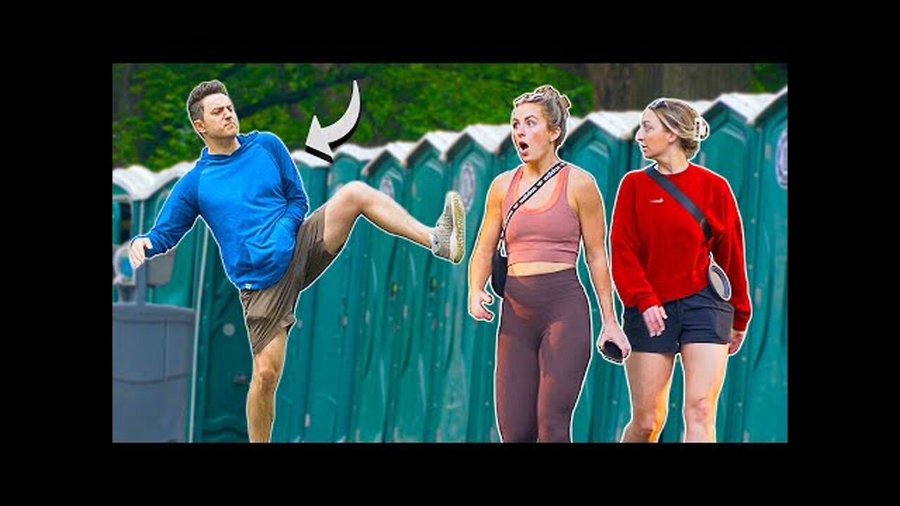 Funny Fart Prank in NYC! Porta Potty of PARADISE!