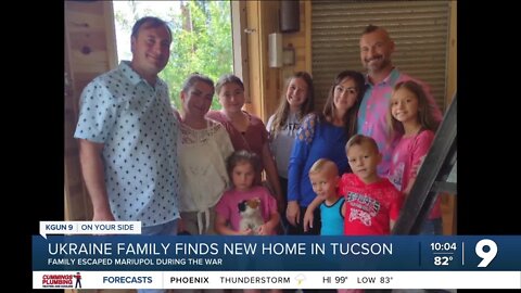 Family from Ukraine escapes war and find a new home in Tucson