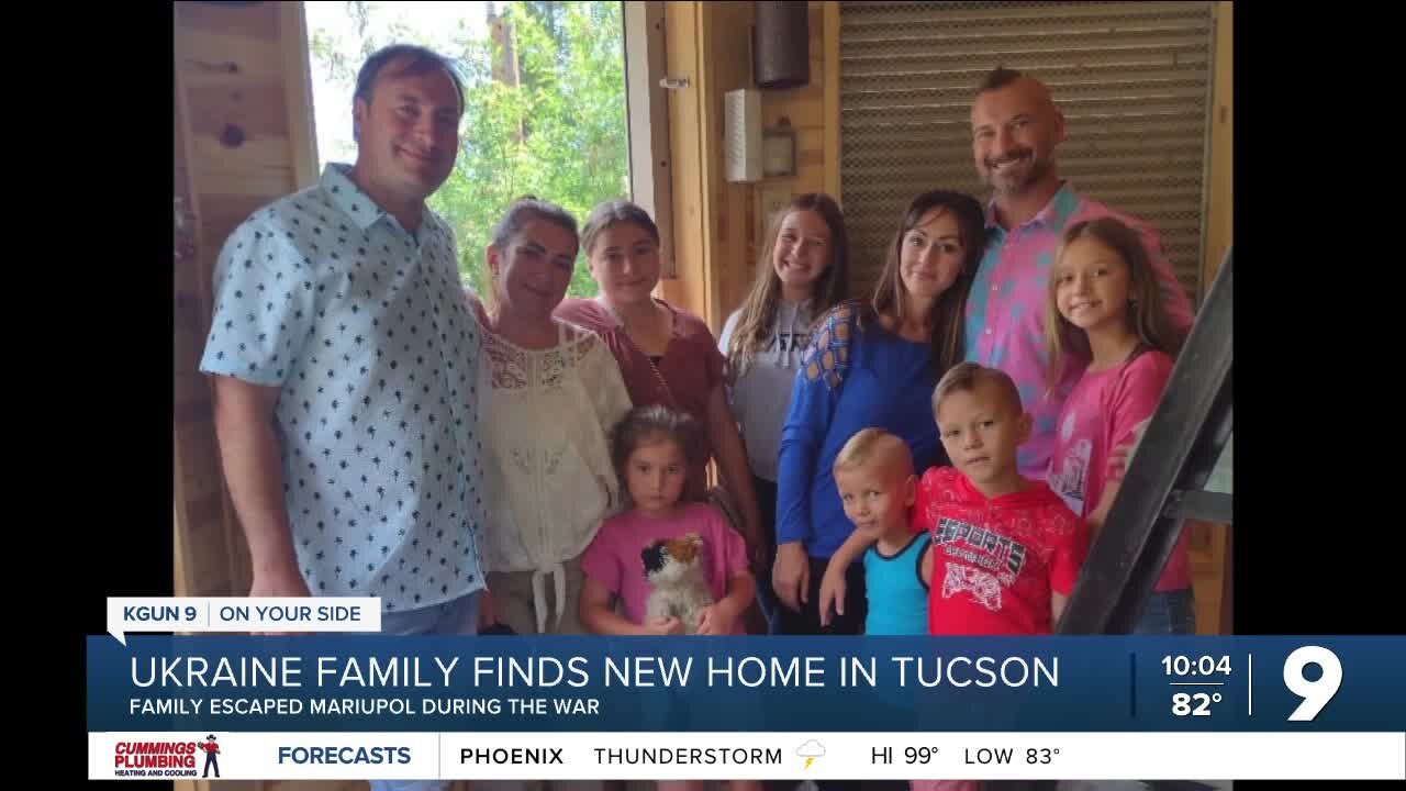 Family from Ukraine escapes war and find a new home in Tucson