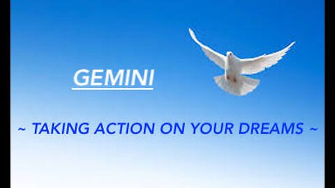 GEMINI ~ TAKE ACTION ON YOUR DREAMS ~ #TAROT #READING