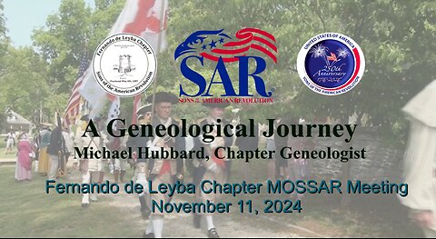 Fernando de Leyba, MOSSAR Chapter Meeting - November 11, 2024