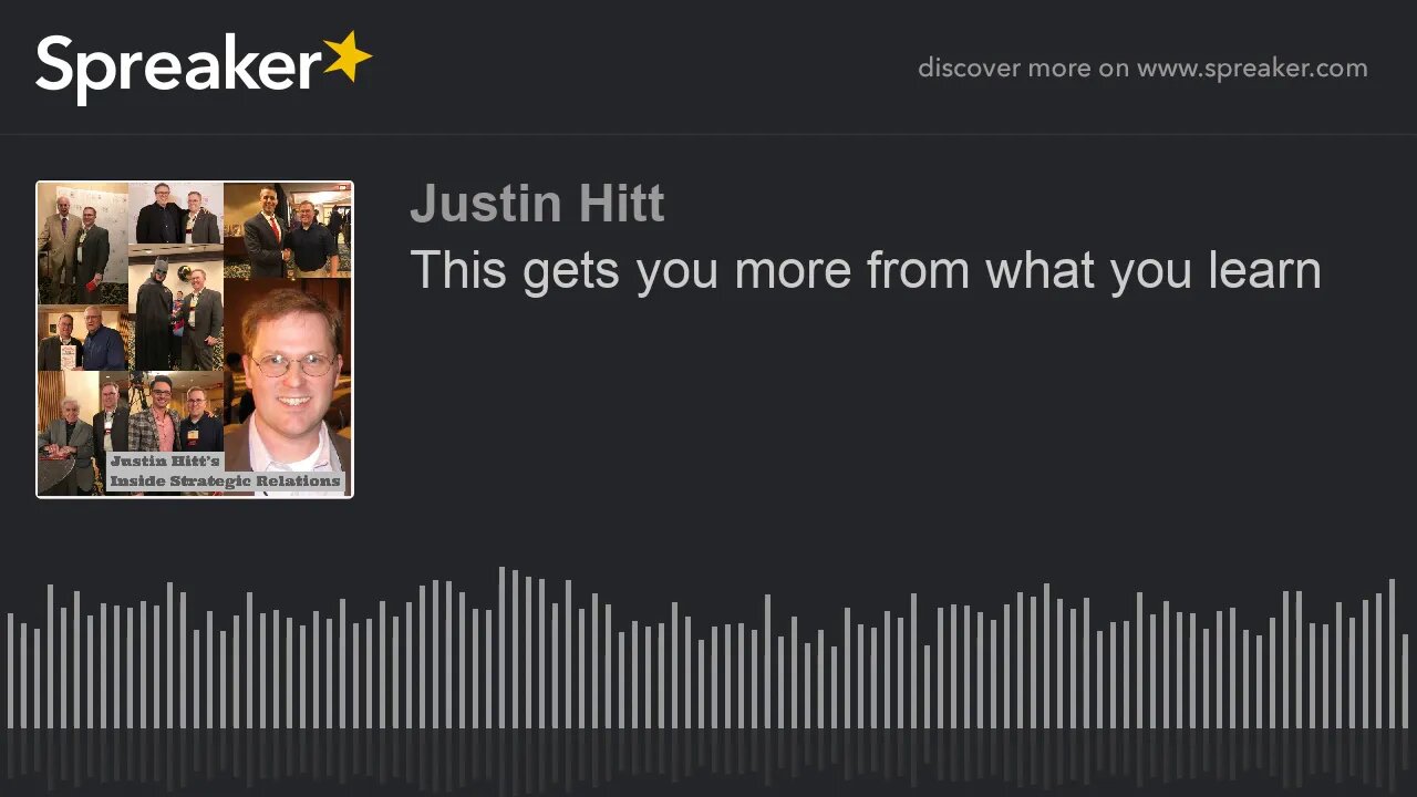 This gets you more from what you learn