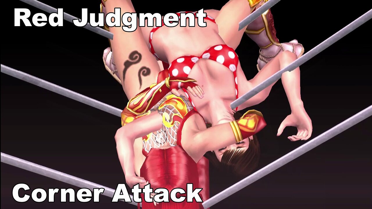 Rumble Roses - Judgment's corner attack