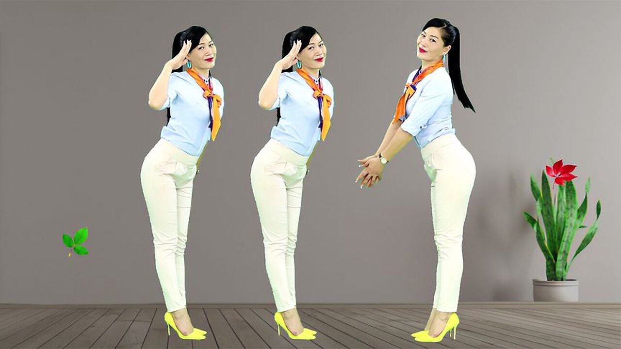 《破繭化成蝶》廣場流行舞,美美背面演繹,百看不厭!