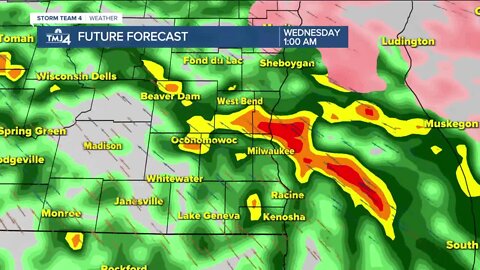 Temps in the 40s before storm rolls in this evening