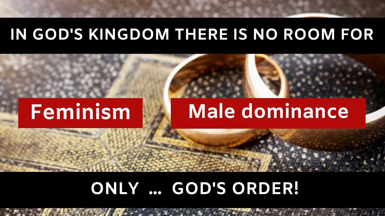 Only room for God's Order