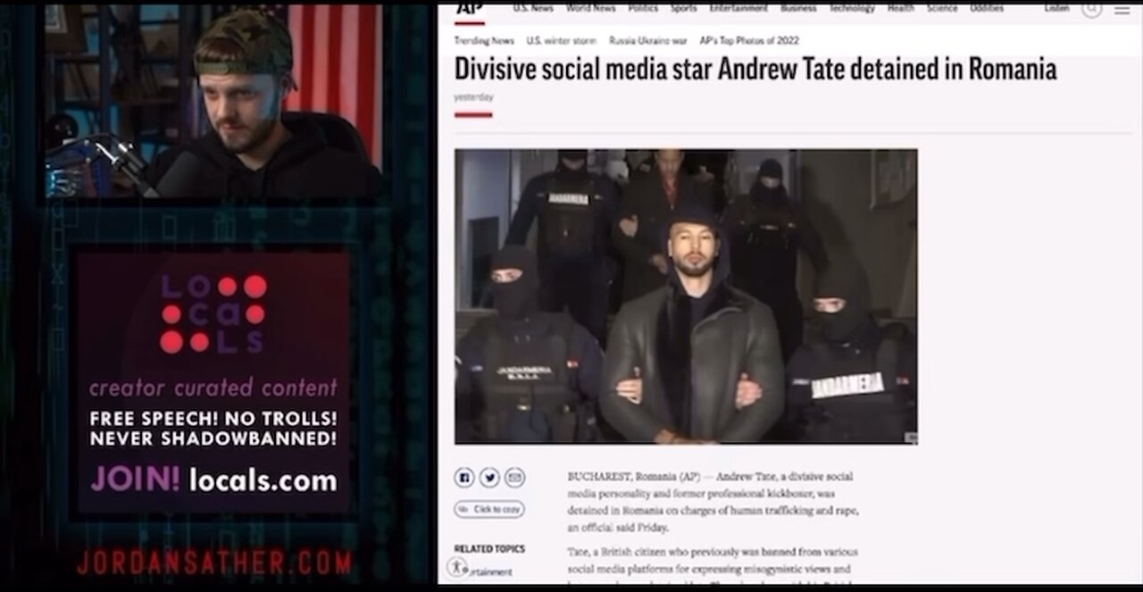 Major Qanon Influencer Breaks Qanon Ranks and Calls Andrew Tate Creepy Pimp, Douchebag, Manchild