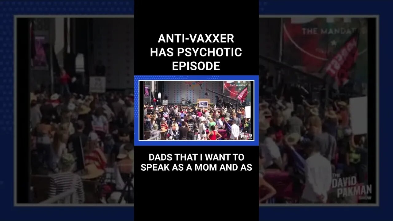 Anti-Vaxxer has Psychotic Episode #shorts