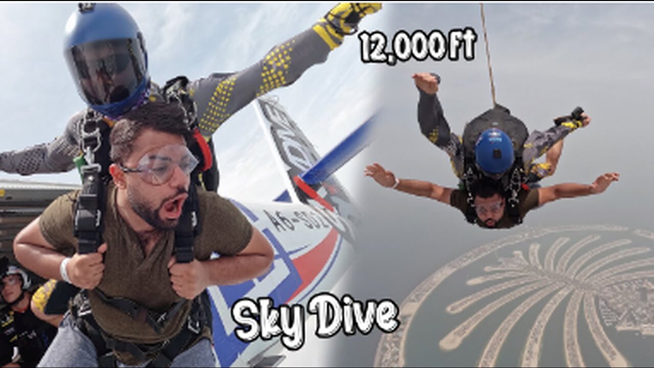 I Did A Skydive In Dubai 😱 | Jahaz Se Jump Mardi 😍 | Scariest Moment Of My Life 😭