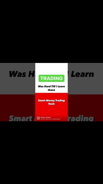 SMART MONEY TRADING TOOLS ✅
