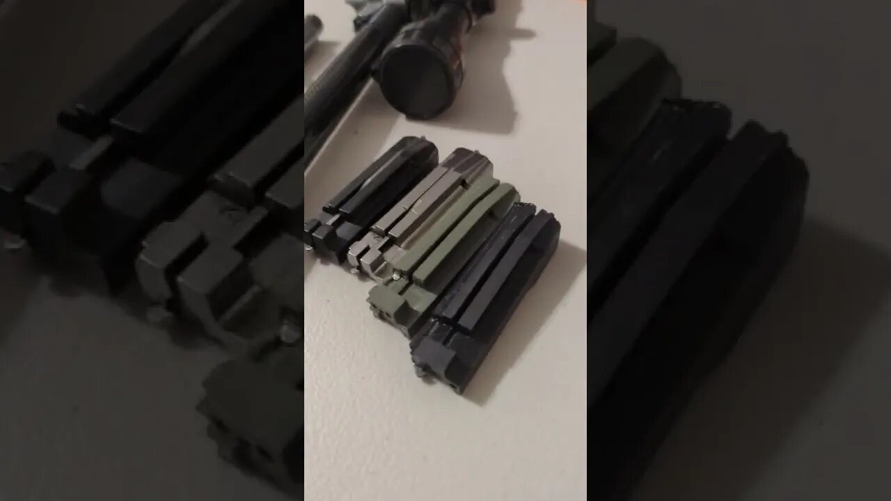 3D Printed bolt test rig set up with the long barrel