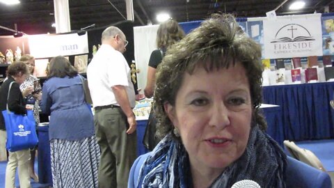 Voices of the Authors Cathy Gilmore at the Catholic Marketing trade Show