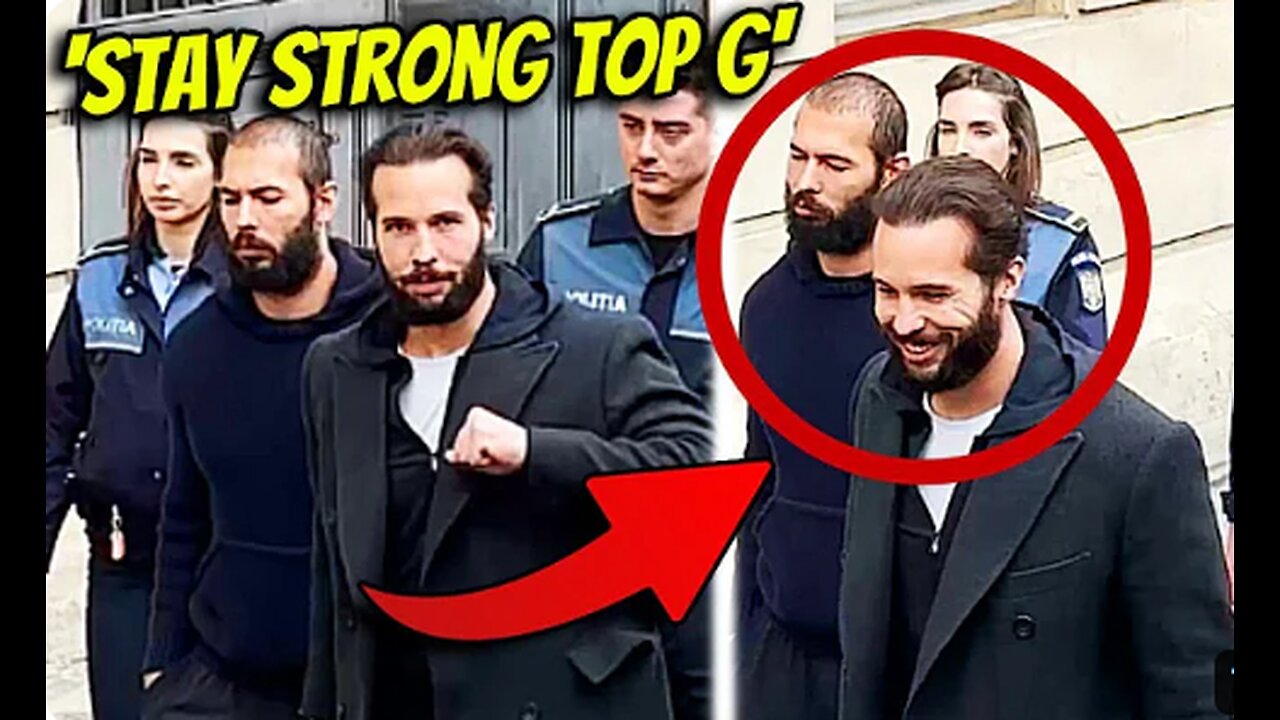 Tristan & Andrew Tate LAUGHING After Leaving Court (New Video)