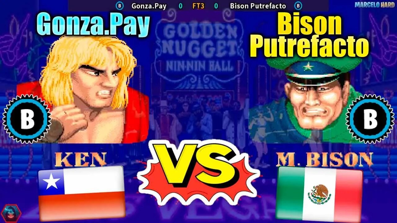 Street Fighter II': Champion Edition (Gonza.Pay Vs. Bison Putrefacto) [Chile Vs. Mexico]