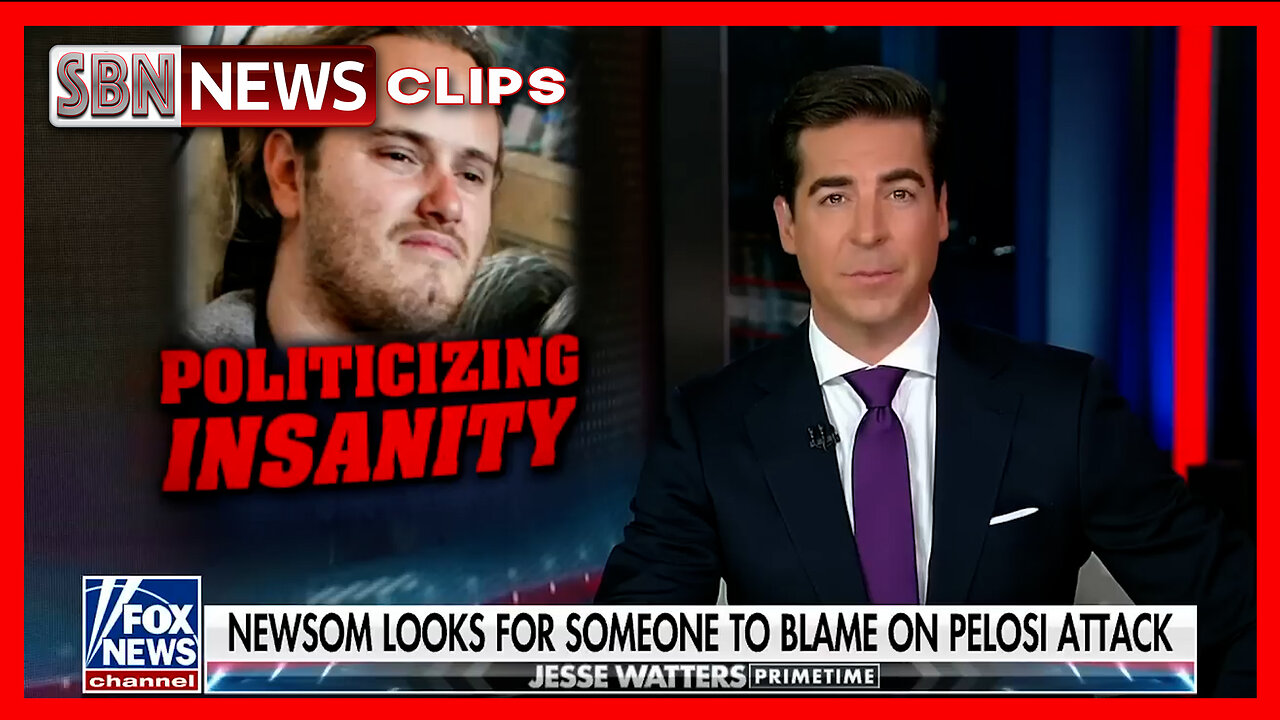 Watters 'Sets the Record' Straight With Gavin Newsom on Pelosi Attack [6592]