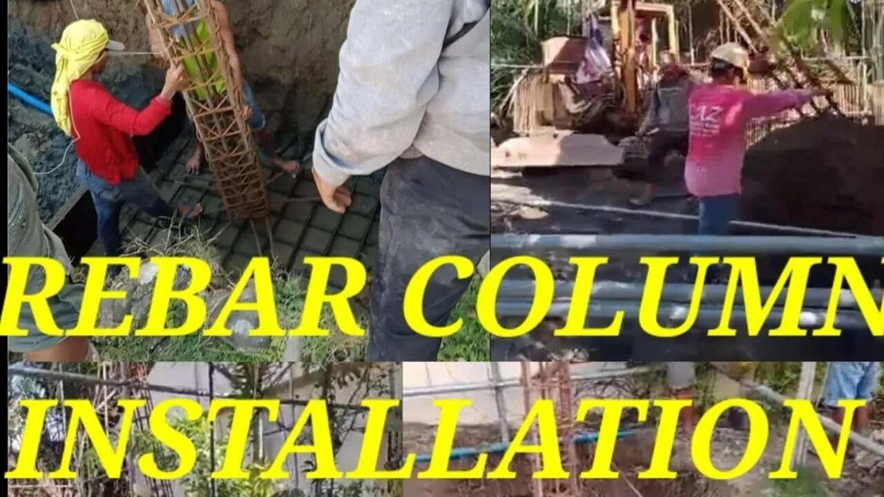 BUILDING BEACH HOUSE LEYTE, PHILIPPINES PART 7🇵🇭 REBAR COLUMN INSTALLATION