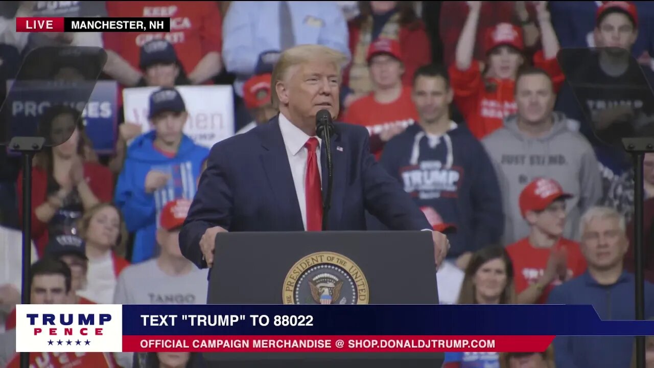 🔴 President Trump in Manchester, NH