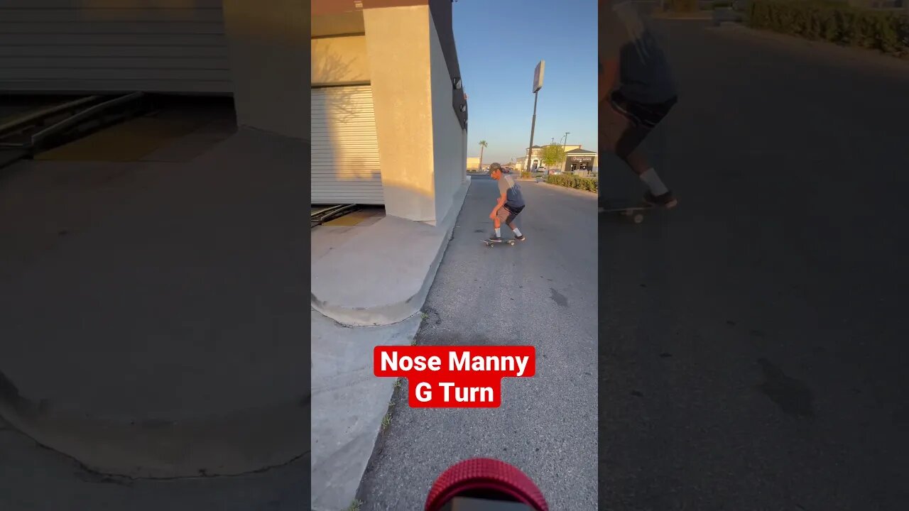 Nose Manual Micro G-Turn #streetskateboarding #streetskating #curb #streetskater #streetskate