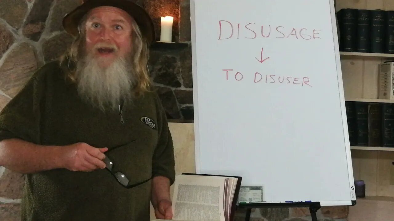 502 DEFINITION OF THE WORD: DISUSAGE