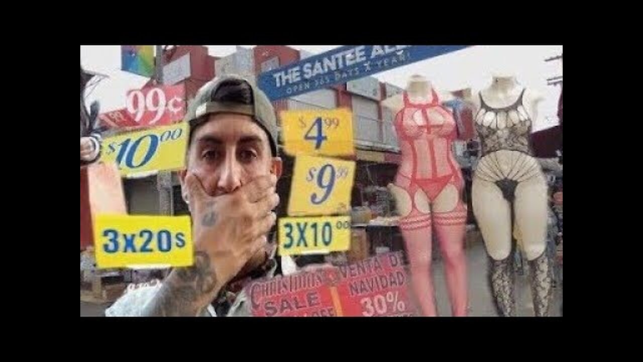 Cheapest Shopping in America | Los Angeles Alleyways (Los Callejones)