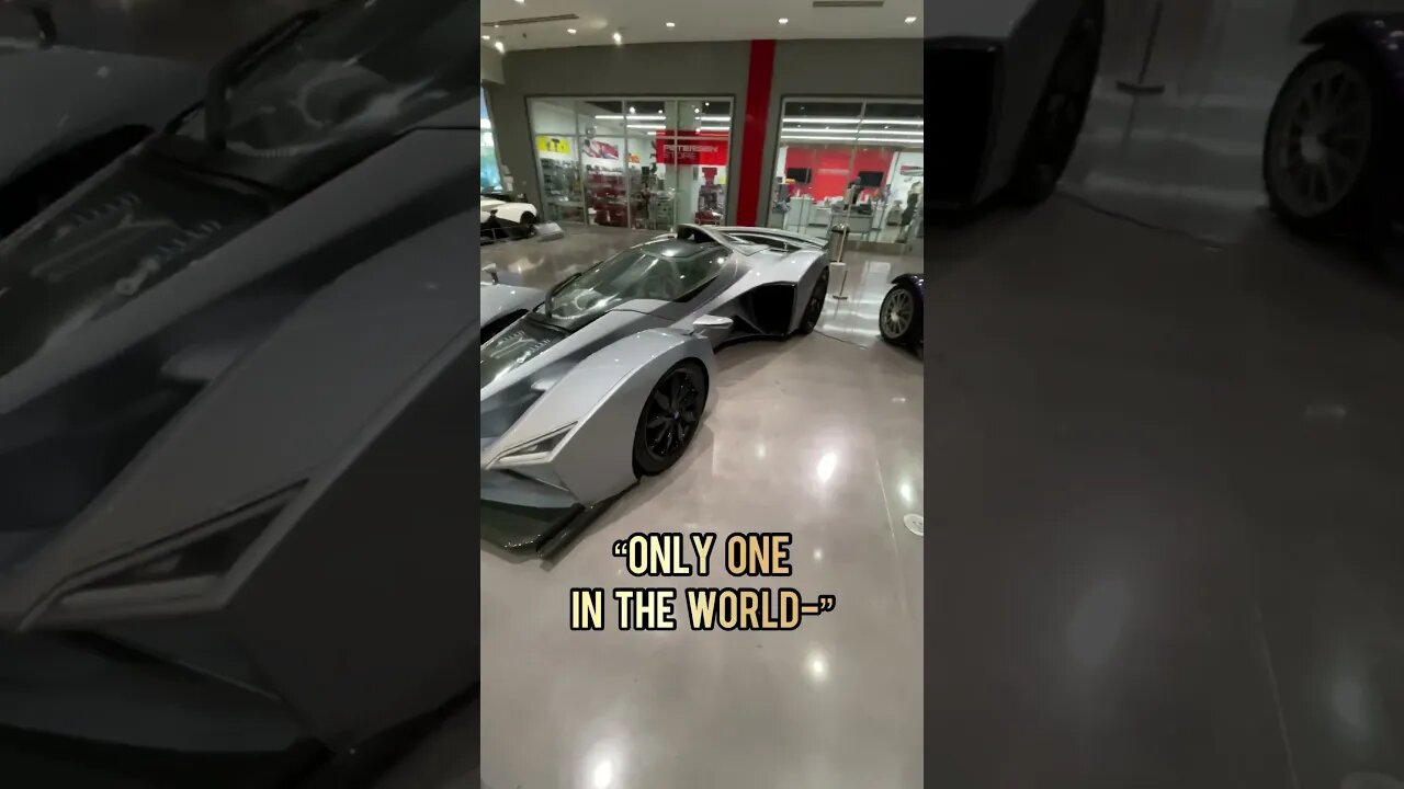 Hypercar is ONLY ONE IN THE WORLD