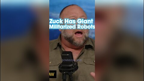 Alex Jones: Zuckerberg is Building a Bunker With Giant Militarized Robots - 12/16/23