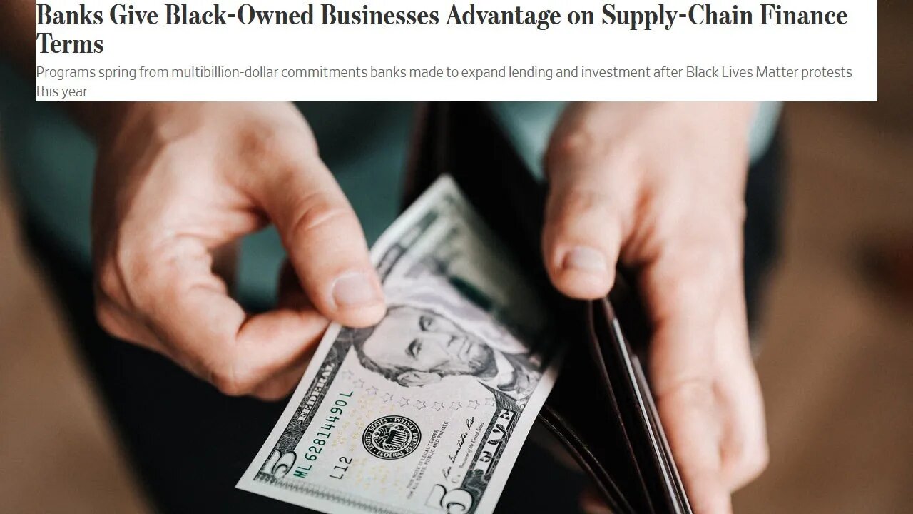 Banks Discriminate Against Whites? | No White Guilt