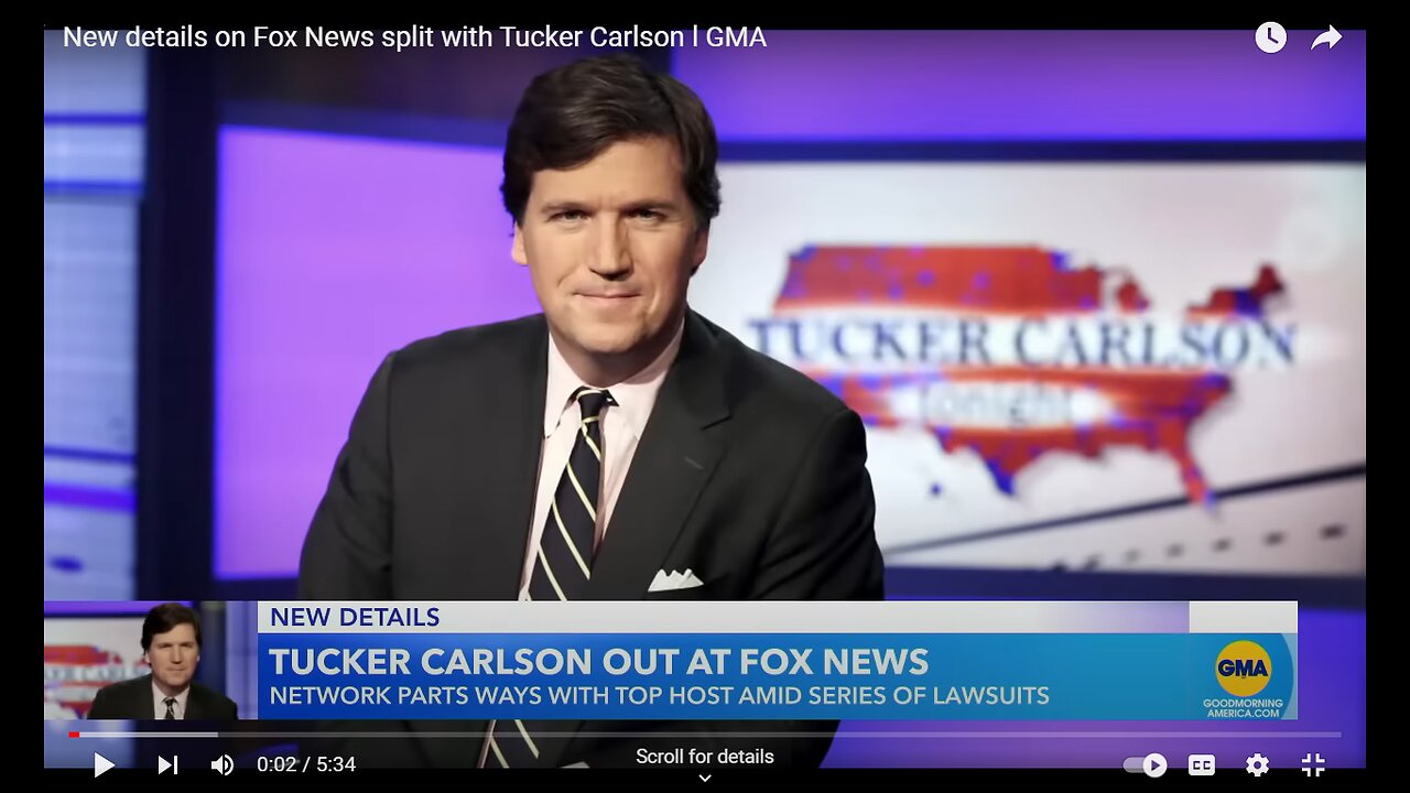 New details on Fox News split with Tucker Carlson l GMA