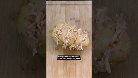 BATATA RECHEADA SUPER FÁCIL 🥔😋 | Receitas #Shorts