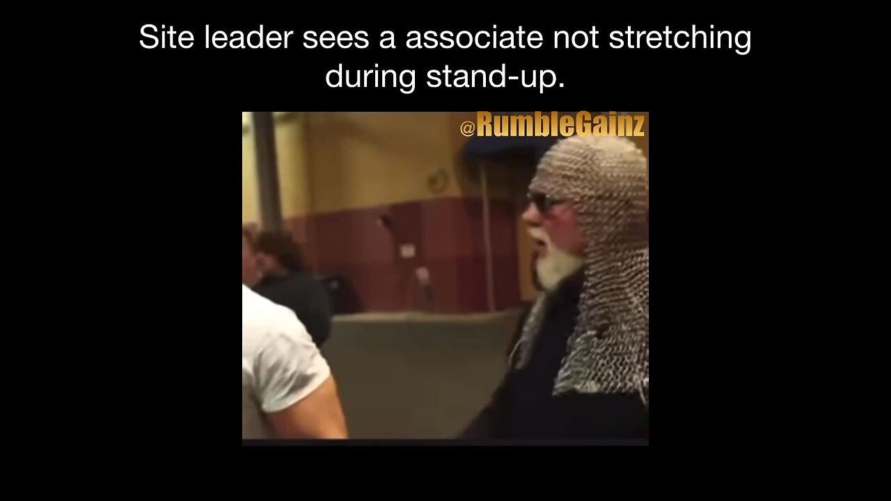 When A Associate Is Too Good To Stretch. @rumblegainz