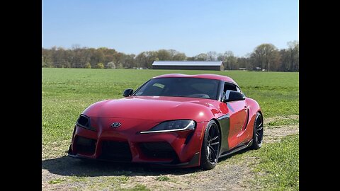 Supra Gets Megan Racing Single Exit Exhaust!