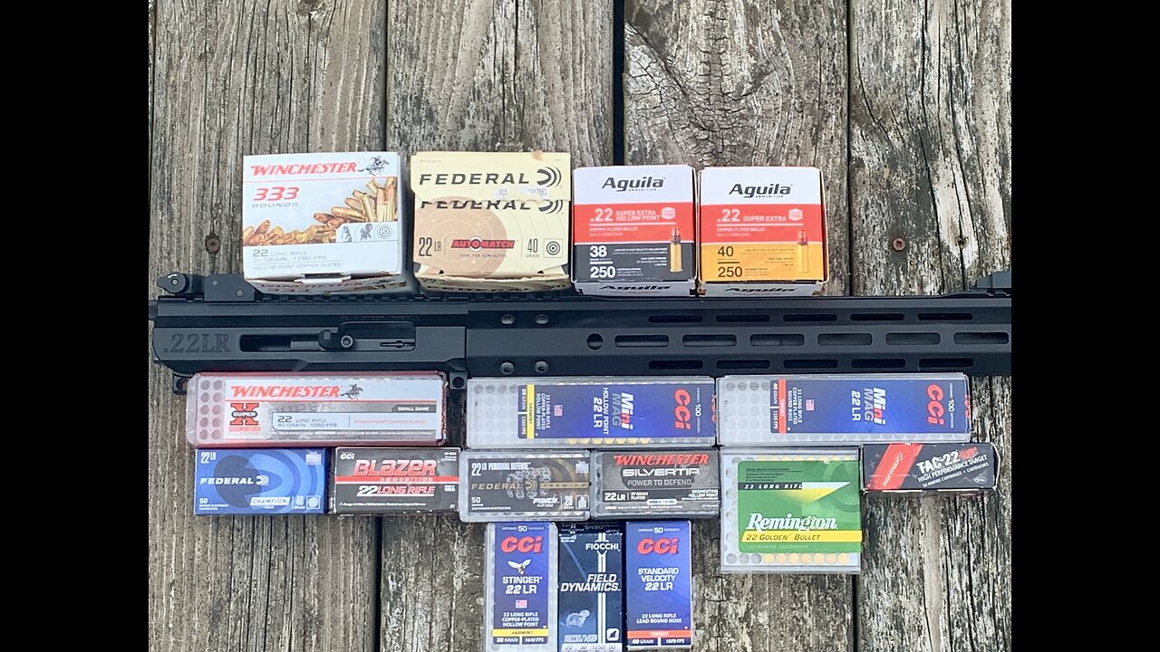 Bear Creek Arsenal 22lr Upper Ammo Test - Had Some Surprises