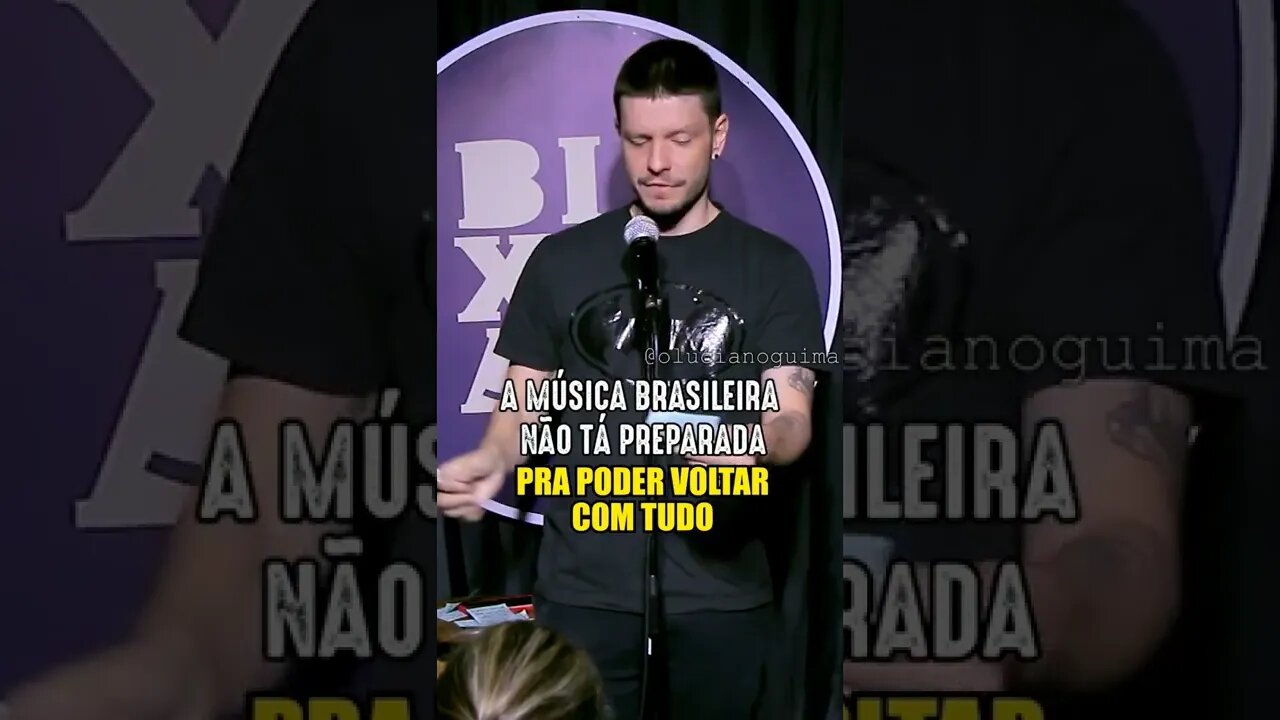 O melhor da música brasileira #shorts #standupcomedy