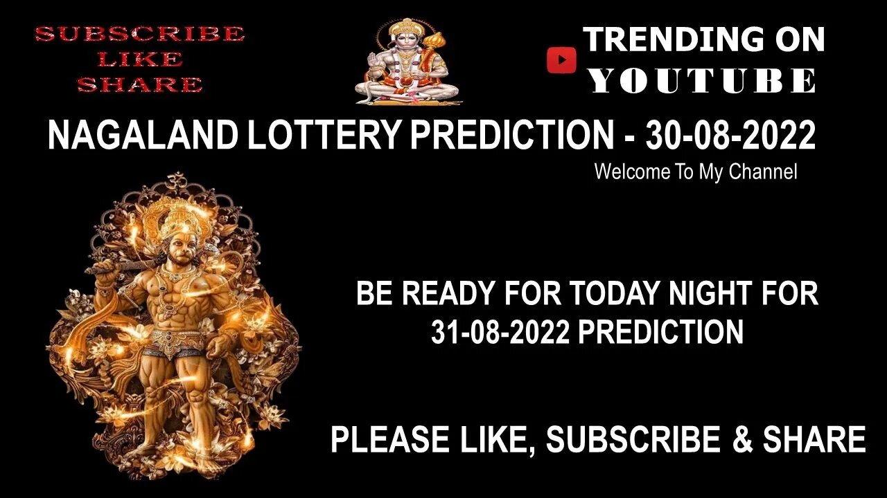 Nagaland Lottery Prediction - 30-08-2022