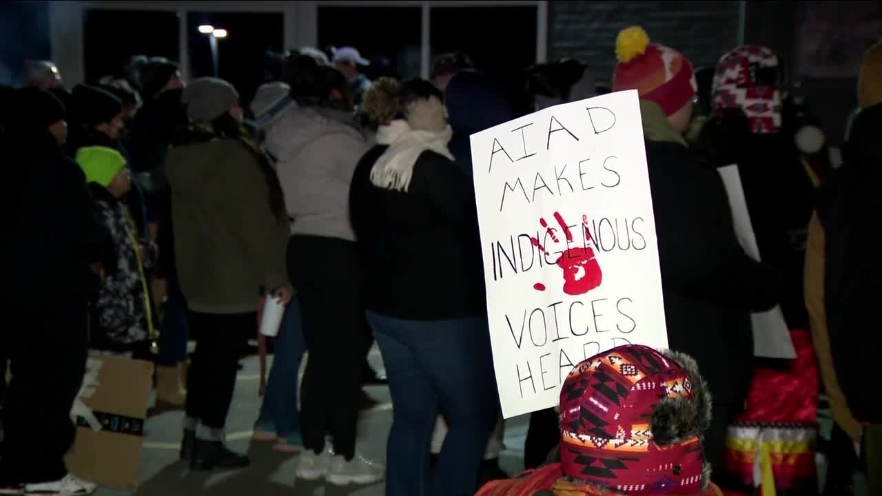 Dozens rally to save American Indian Academy of Denver