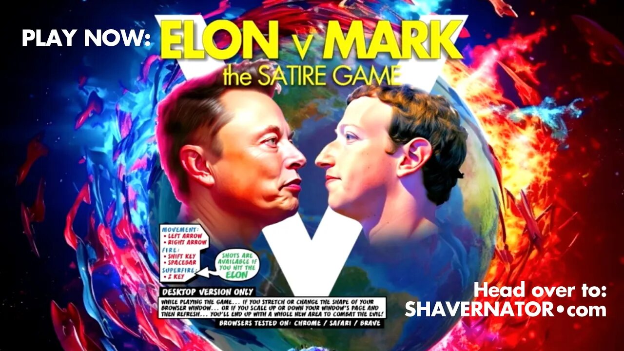 ELON v MARK - the Satire Video Game THAT YOU CAN PLAY RIGHT NOW!