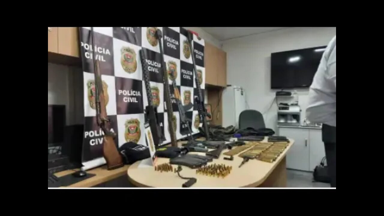 Polícia apreende arsenal em SP e investiga se há ligação com assalto à Guarapuava