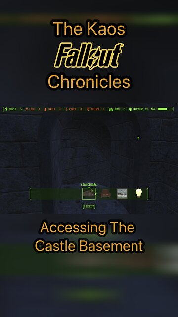 The Kaos Fallout Chronicles : Opening The Castle Tunnels in Fallout 4!