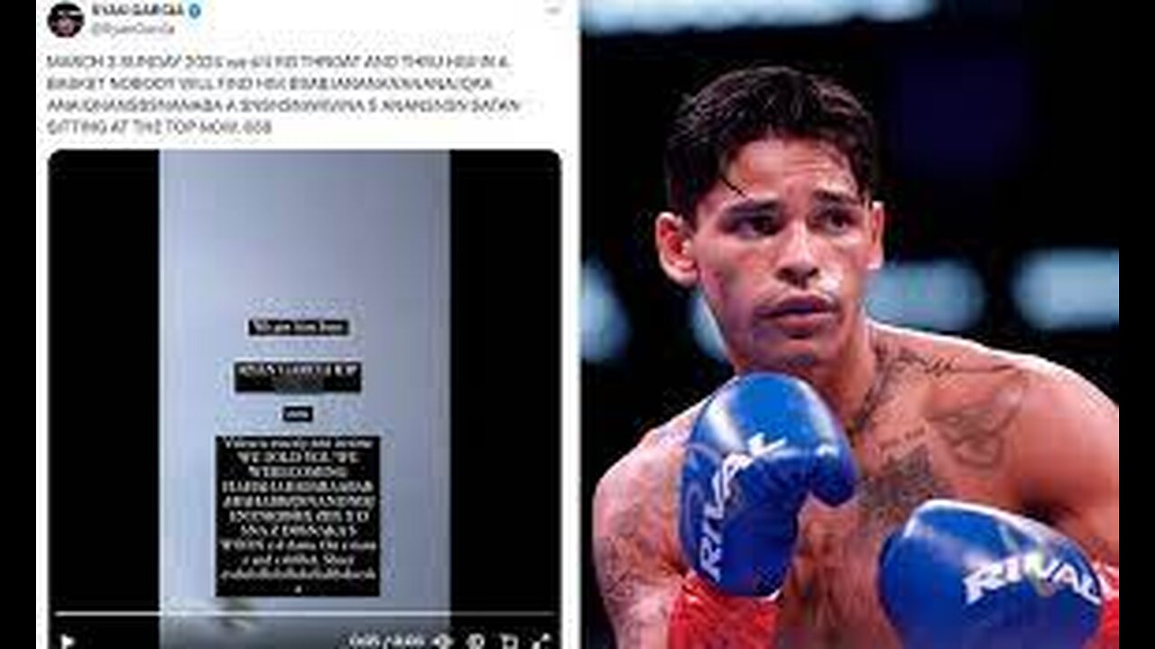 Ryan Garcia On WHAT IS HAPPENING! - HOSTAGE FOOTAGE?!