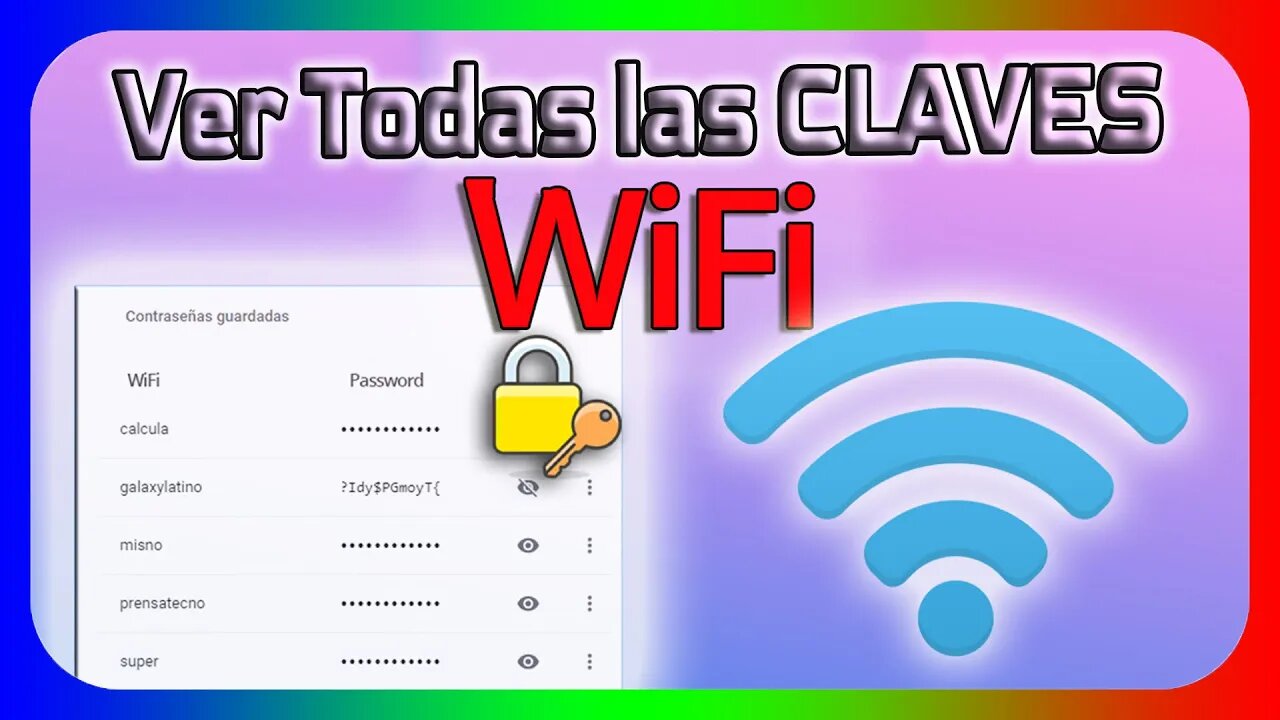 Como ver TODAS las claves WIFI de mi PC en Windows