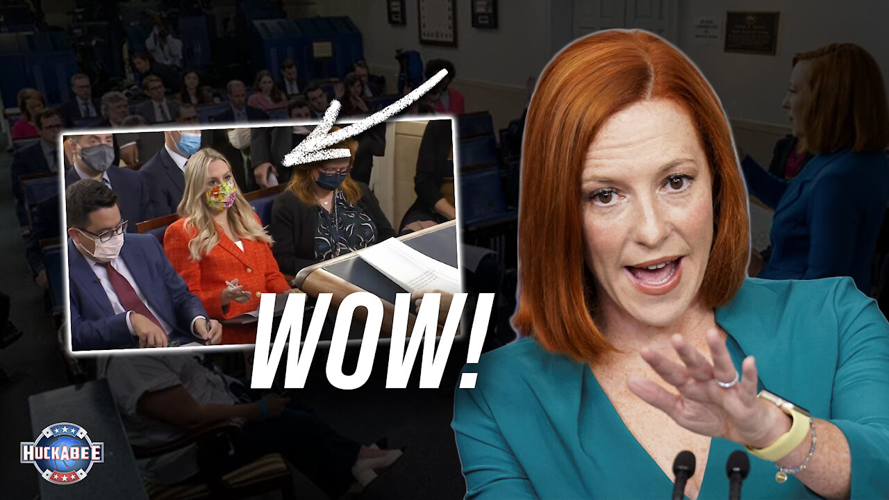 Reporter Asks Jen Psaki about "High Class" Comment; Psaki DESTROYS Her with Nonsense | Huckabee