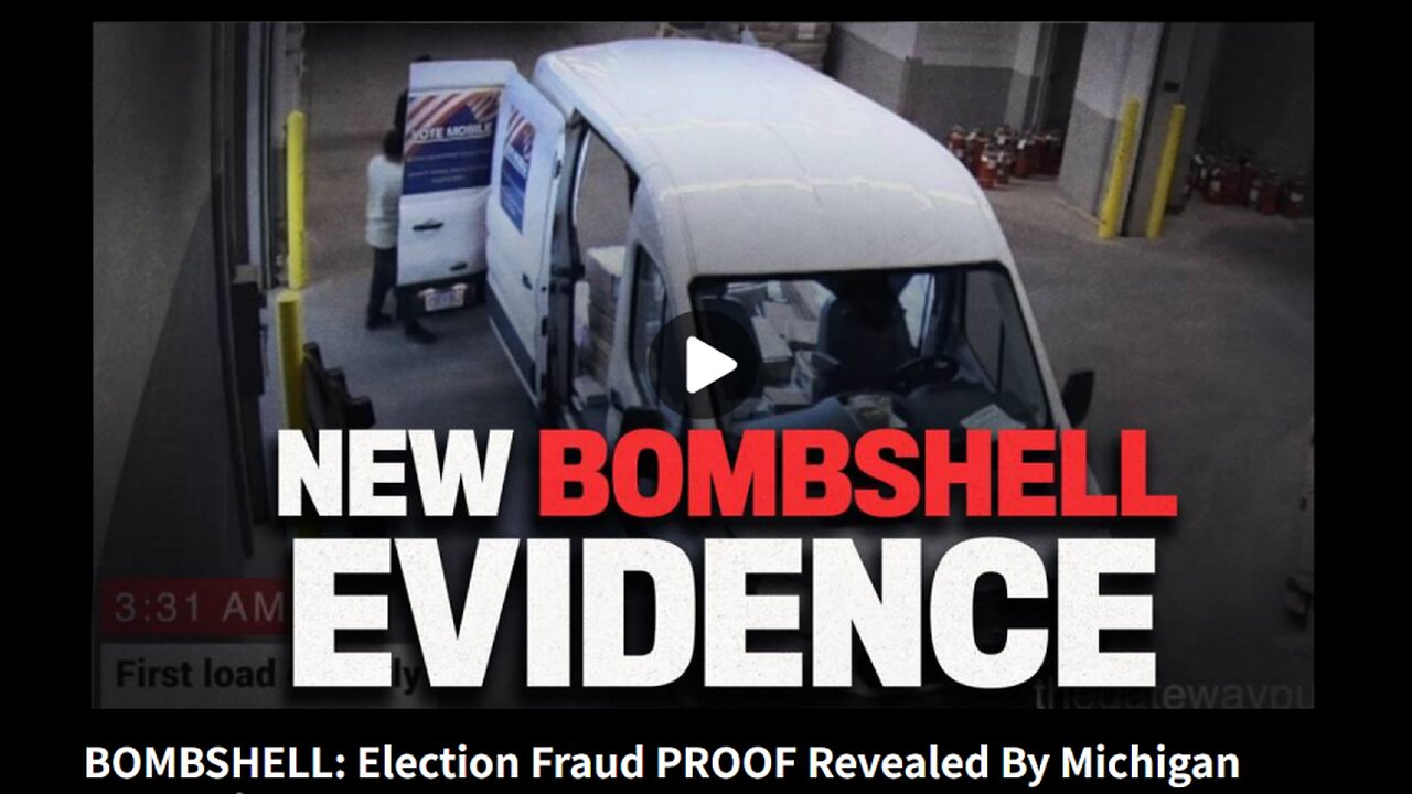 BOMBSHELL: Election Fraud PROOF Revealed By Michigan Law Enforcement