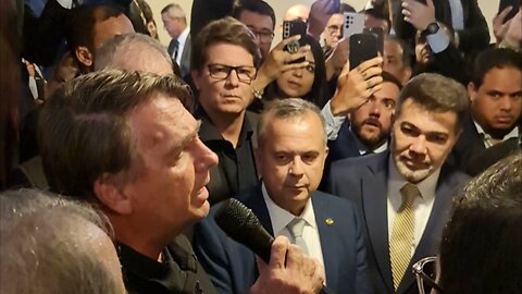 PRIMEIRO DISCURSO DE BOLSONARO APÓS SEU RETORNO AO BRASIL.