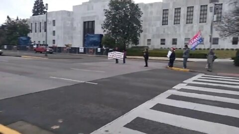 Standing with Patriots at Oregon State Capitol