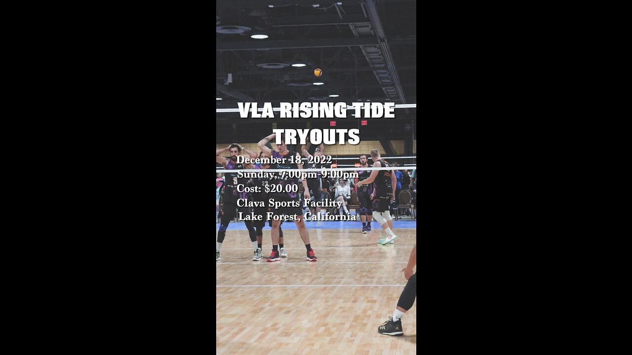 So Cal Rising Tide VB Tryouts