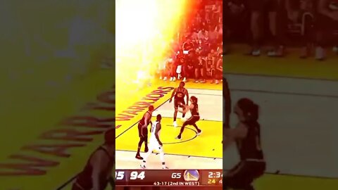 Steph's reaction kinda always funny