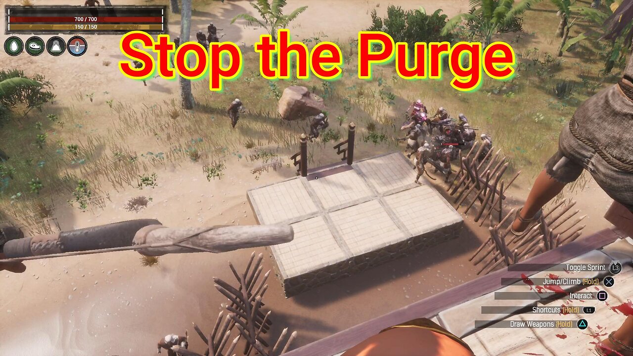 Conan Exiles Beginners Guide how to stop the purge Busty #conanexiles #boosteroid,