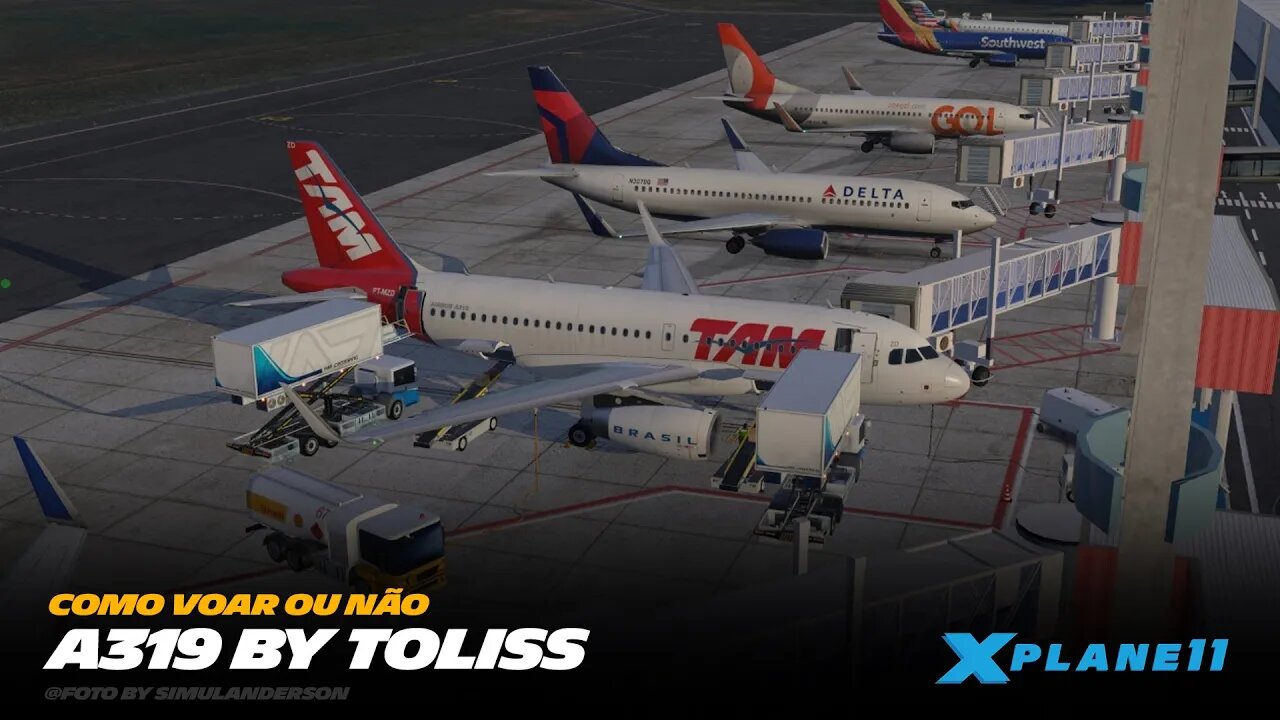 Como voar ou não o A319 da ToLiss feat. Rafael (parte 1 de 3)