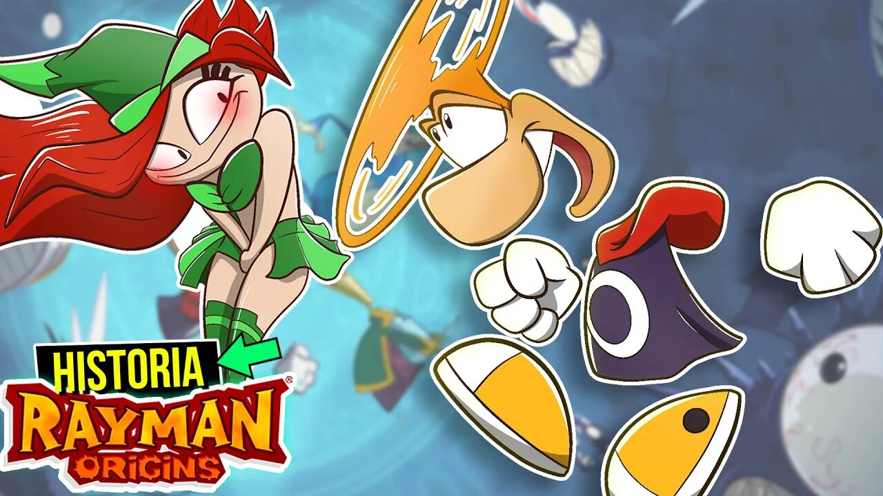 JOGO da NÃO Origem de RAYMAN 😵| Historia Rayman Origins - Rk Play