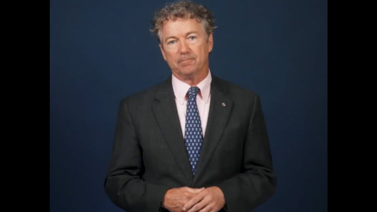 Rand Paul: "We are at a moment of truth and a crossroads. I choose freedom!"